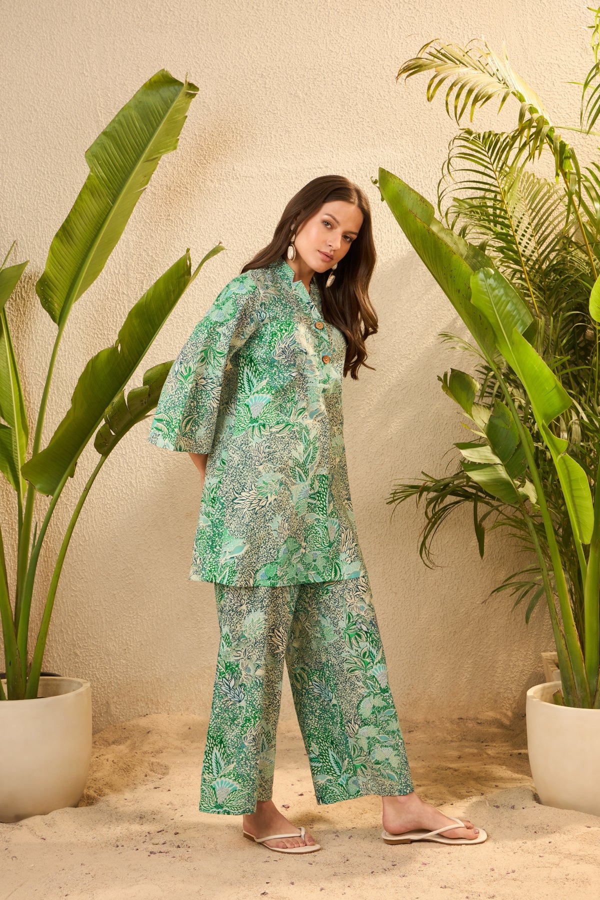 IMANA Women Cotton Printed Co-Ord Set