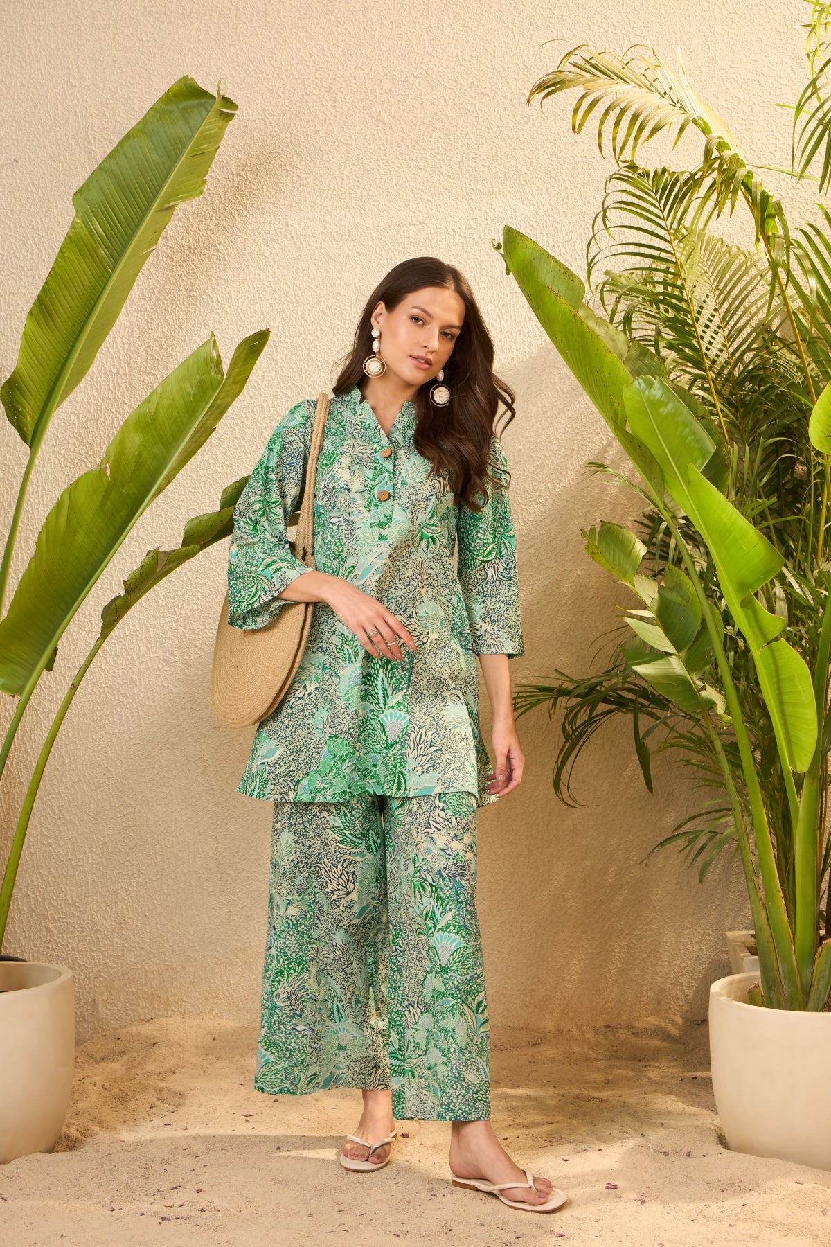 IMANA Women Cotton Printed Co-Ord Set
