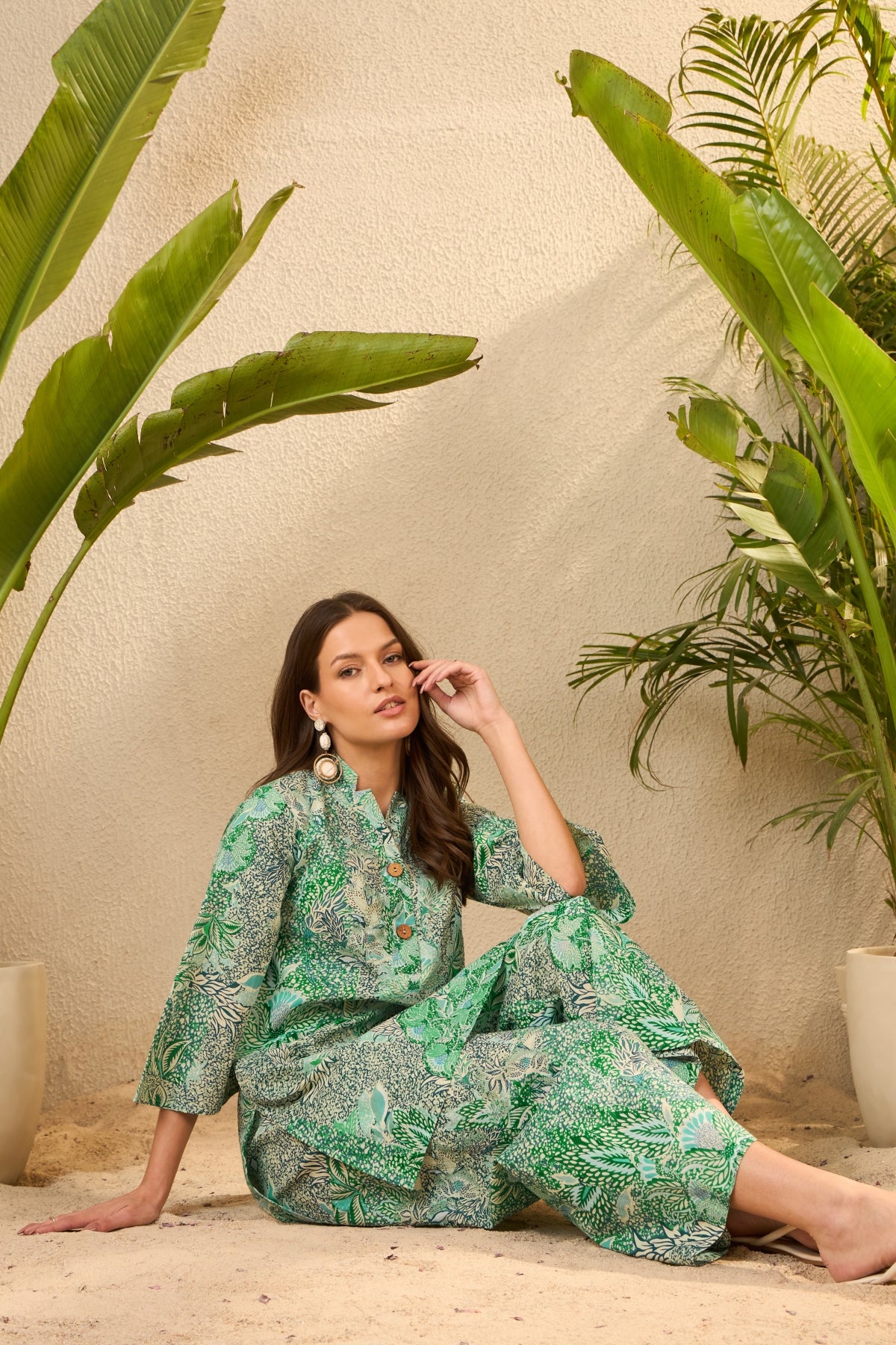 IMANA Women Cotton Printed Co-Ord Set