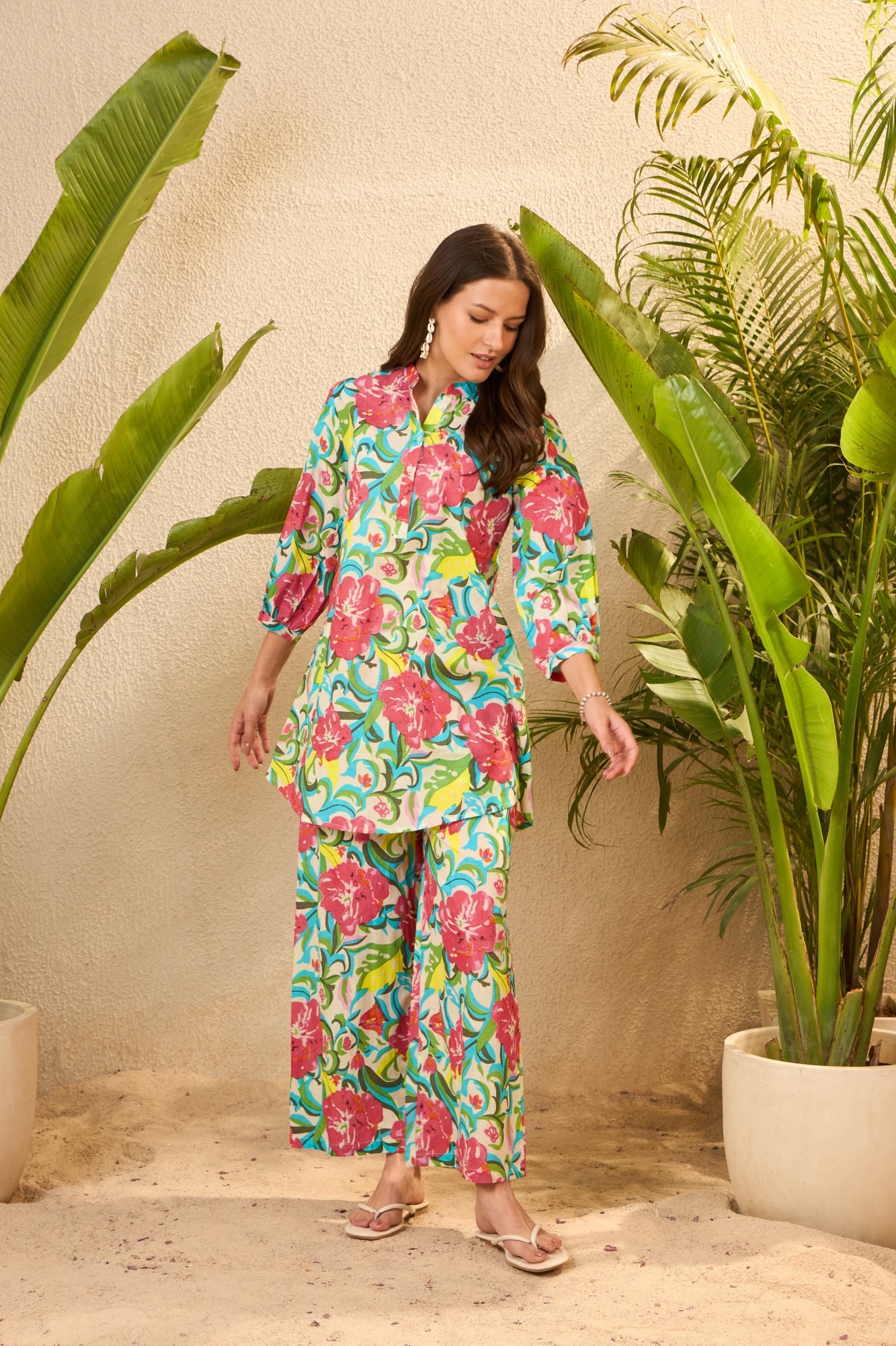 IMANA Women Cotton Printed Co-Ord Set