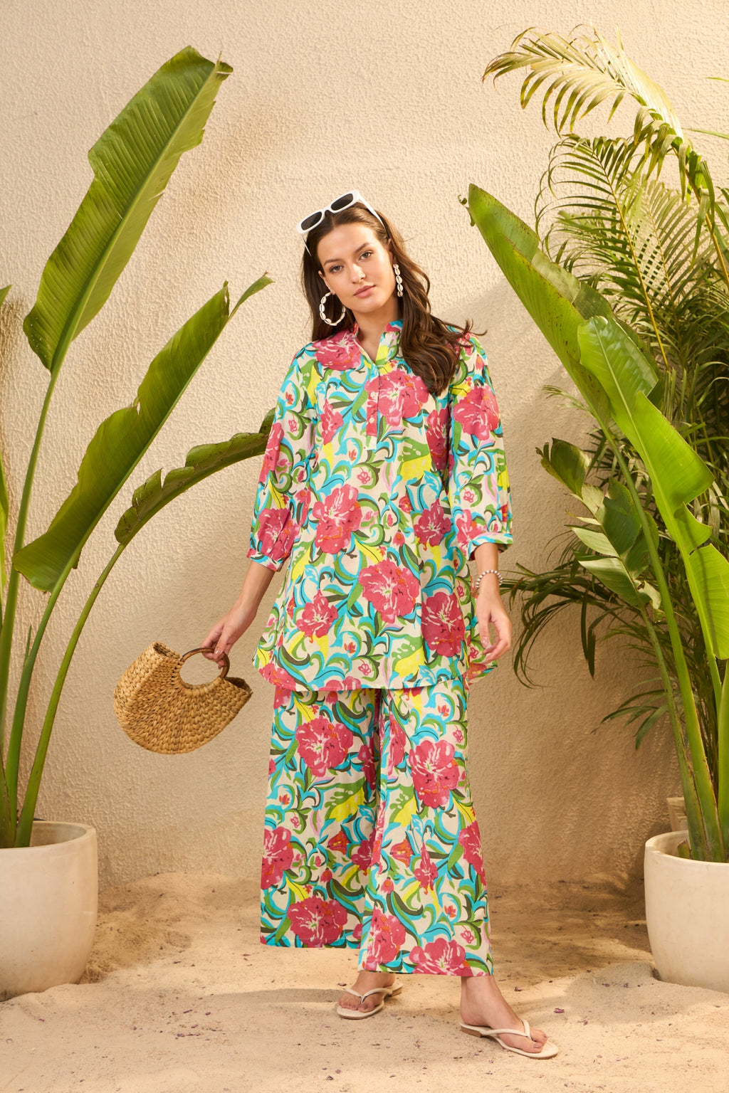 IMANA Women Cotton Printed Co-Ord Set