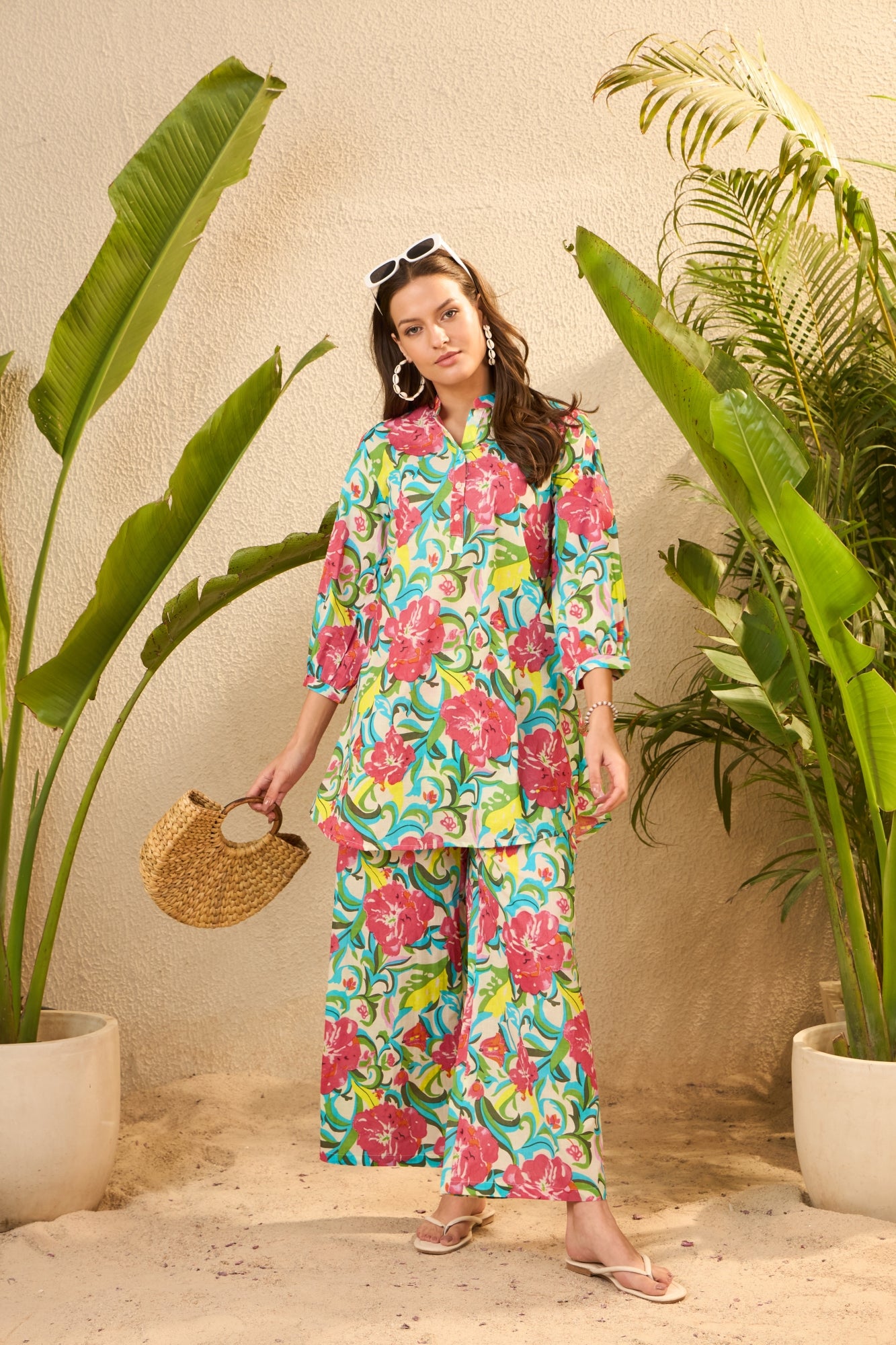 IMANA Women Cotton Printed Co-Ord Set