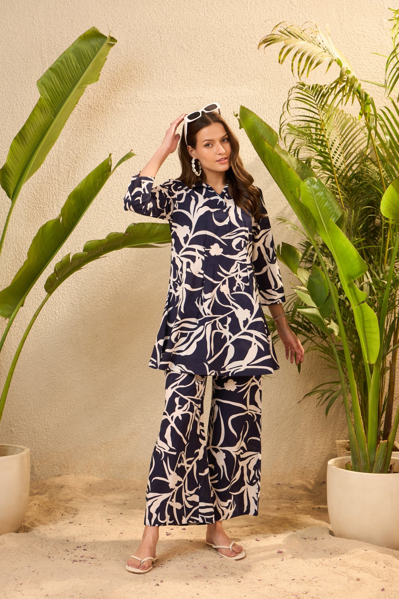 IMANA Women Cotton Printed Co-Ord Set