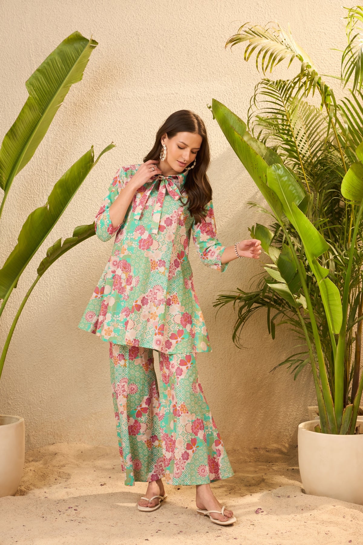 IMANA Women Cotton Printed Co-Ord Set