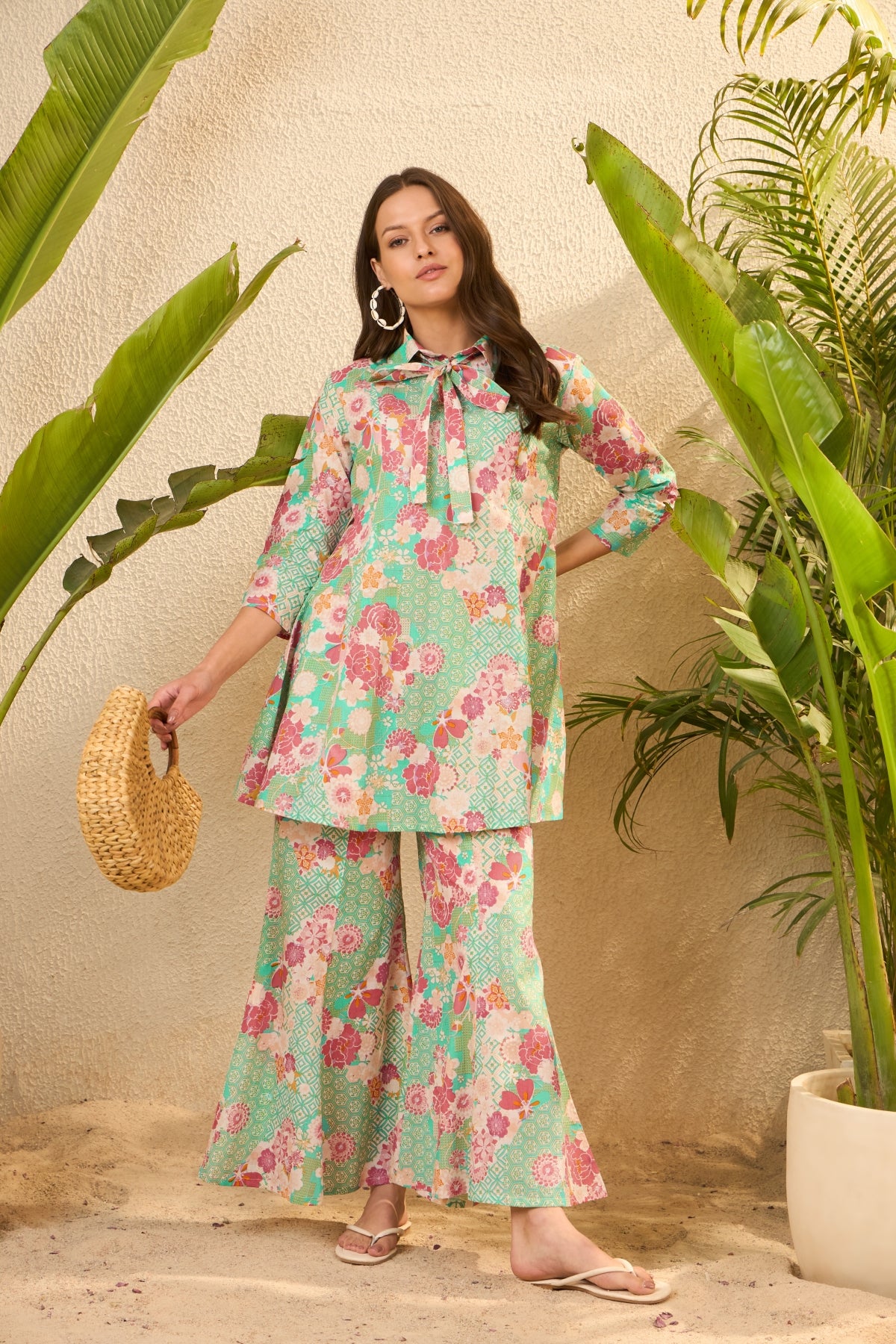 IMANA Women Cotton Printed Co-Ord Set
